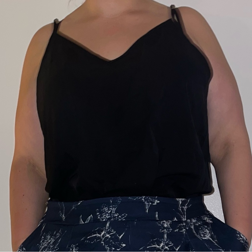Chic Black Tank Top